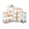 Wooden Corner Dollhouse Playset with 41 Pieces Accessories for Kids 3+ Years Old - 34" x 12.5" x 37" (L x W x H)